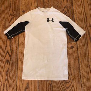Boys black and white rashgaurd
